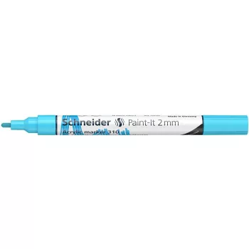   Dekormarker, akril, 2 mm, SCHNEIDER "Paint-It 310", pasztellkék