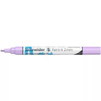   Dekormarker, akril, 2 mm, SCHNEIDER "Paint-It 310", pasztell-lila