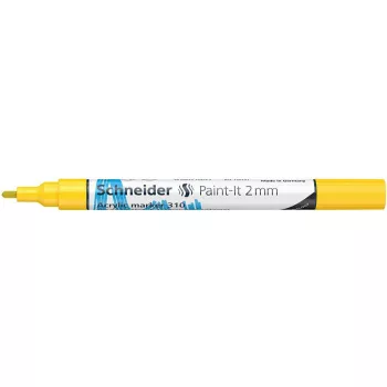   Dekormarker, akril, 2 mm, SCHNEIDER "Paint-It 310", sárga