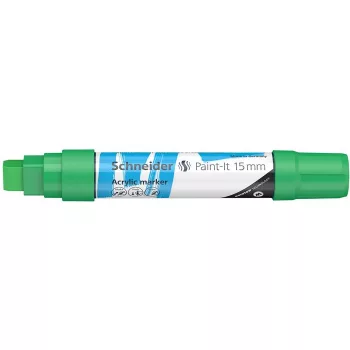   Dekormarker, akril, 15 mm, SCHNEIDER "Paint-It 330", zöld