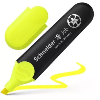   Szövegkiemelő, 1-5 mm, SCHNEIDER "Job 150", sárga