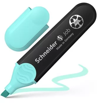   Szövegkiemelő, 1-5 mm, SCHNEIDER "Job Pastel", türkizkék