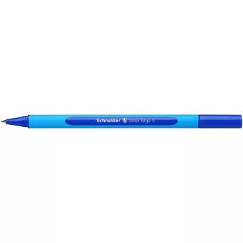   Golyóstoll, 0,3 mm, kupakos, SCHNEIDER "Slider Edge F", kék