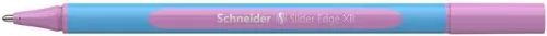 Golyóstoll, 0,7 mm, kupakos, SCHNEIDER "Slider Edge XB Pastel", lila