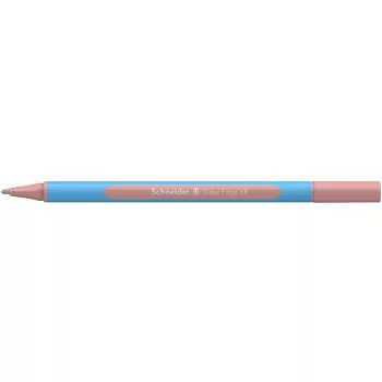   Golyóstoll, 0,7 mm, kupakos, SCHNEIDER "Slider Edge XB Pastel", halvány piros