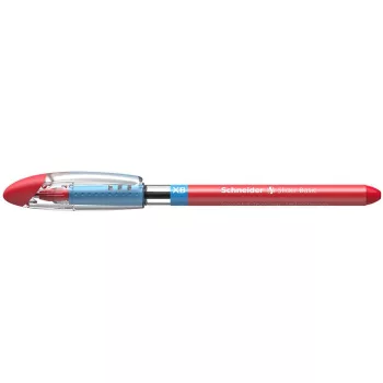   Golyóstoll, 0,7 mm, kupakos, SCHNEIDER "Slider Basic XB", piros