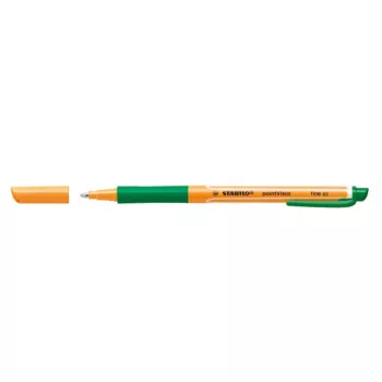 Rollertoll, 0,5 mm, STABILO "PointVisco", zöld