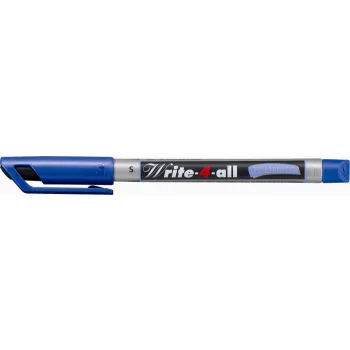   Alkoholos marker, 0,4 mm, kúpos, STABILO "Write-4-all", kék
