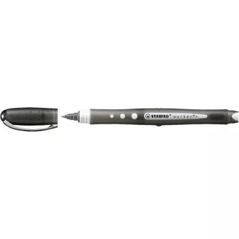   Rollertoll, 0,5 mm, STABILO "Worker+Colorful", fekete