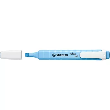   Szövegkiemelő, 1-4 mm, STABILO "Swing Cool Pastel", jeges kék
