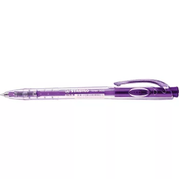   Golyóstoll, 0,38 mm, nyomógombos, STABILO "Liner 308", lila