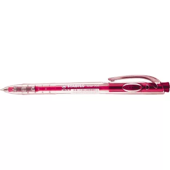   Golyóstoll, 0,38 mm, nyomógombos, STABILO "Liner 308", rózsaszín