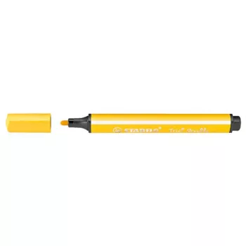   Filctoll, 1,5-2 mm, rugós hegy, STABILO "Trio Scribbi", sárga