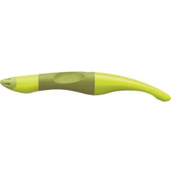  Rollertoll, 0,5 mm, jobbkezes, zöld tolltest, STABILO "EASYoriginal Start", kék