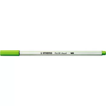 Ecsetirón, STABILO "Pen 68 brush", fűzöld