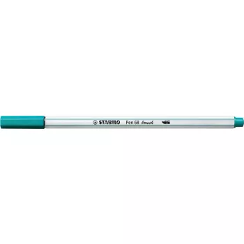 Ecsetirón, STABILO "Pen 68 brush", türkizkék