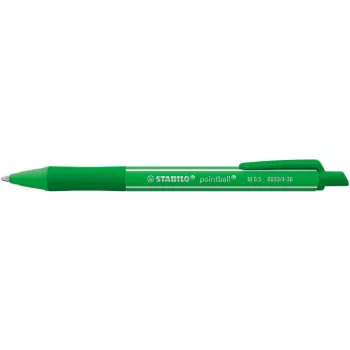   Golyóstoll, 0,5 mm, nyomógombos, STABILO "Pointball Colorful" menta