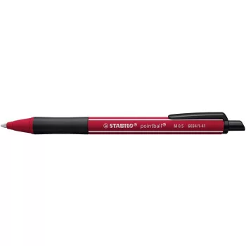   Golyóstoll, 0,5 mm, nyomógombos, burgundi tolltest, STABILO "NatureCOLORS Wildflowers", kék