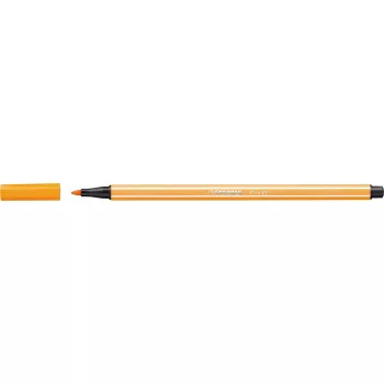   Filctoll, 1 mm, STABILO "Pen 68", neon narancssárga