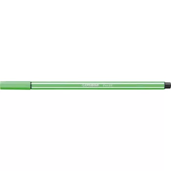 Filctoll, 1 mm, STABILO "Pen 68", smaragdzöld
