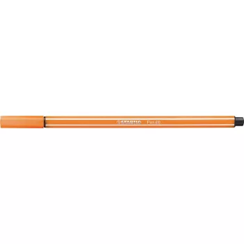   Filctoll, 1 mm, STABILO "Pen 68", halvány narancssárga
