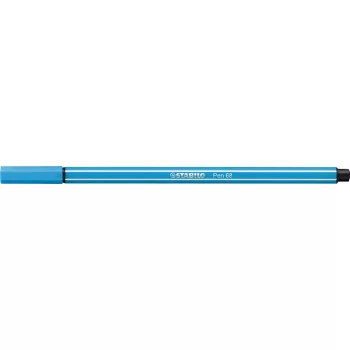 Filctoll, 1 mm, STABILO "Pen 68", világoskék