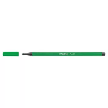 Filctoll, 1 mm, STABILO "Pen 68", zöld