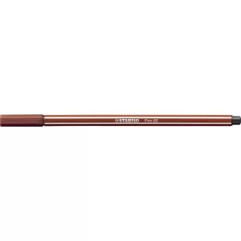 Filctoll, 1 mm, STABILO "Pen 68", téglavörös