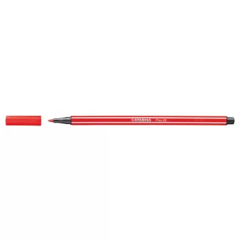 Filctoll, 1 mm, STABILO "Pen 68", kármin piros