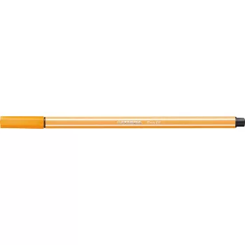 Filctoll, 1 mm, STABILO "Pen 68", narancssárga