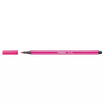 Filctoll, 1 mm, STABILO "Pen 68", rózsaszín