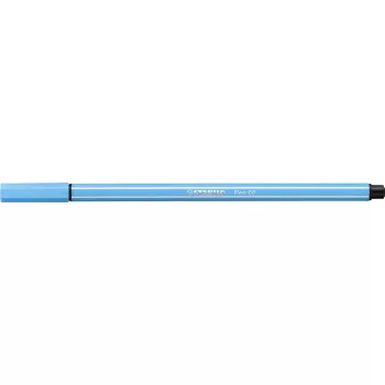 Filctoll, 1 mm, STABILO "Pen 68", azúrkék