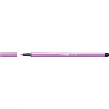 Filctoll, 1 mm, STABILO "Pen 68", pasztell-lila