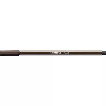 Filctoll, 1 mm, STABILO "Pen 68", kávébarna