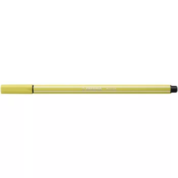 Filctoll, 1 mm, STABILO "Pen 68", mustár