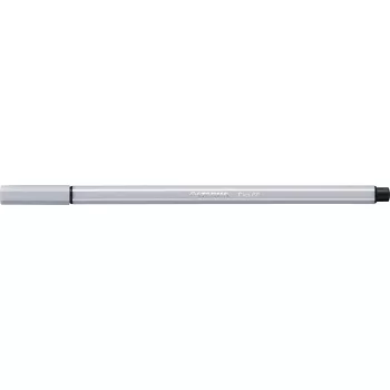 Filctoll, 1 mm, STABILO "Pen 68", világos szürke