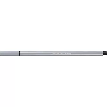 Filctoll, 1 mm, STABILO "Pen 68", közép szürke