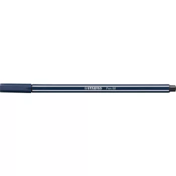 Filctoll, 1 mm, STABILO "Pen 68", éj szürke