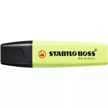   Szövegkiemelő, 2-5 mm, STABILO "BOSS original Pastel", harmatos lime
