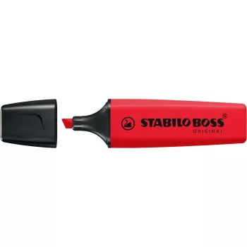   Szövegkiemelő, 2-5 mm, STABILO "BOSS original", Stabilo piros