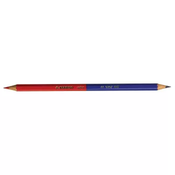   Postairón, hatszögletű, STABILO "979/815", piros-kék