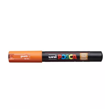   Dekormarker, 0,7-1,0 mm, UNI "Posca PC-1M", narancs
