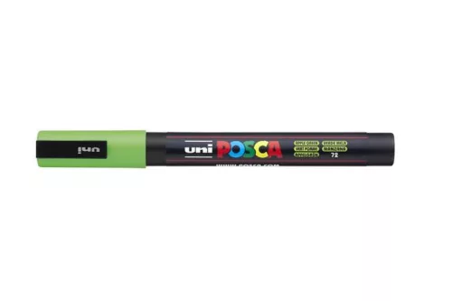 Dekormarker, 0,9-1,3 mm, UNI "Posca PC-3M", almazöld
