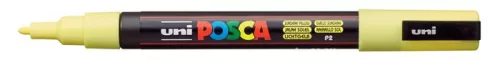 Dekormarker, 0,9-1,3 mm, UNI "Posca PC-3M", napsárga