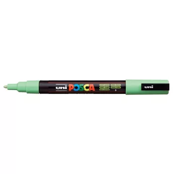   Dekormarker, 0,9-1,3 mm, UNI "Posca PC-3M", világoszöld