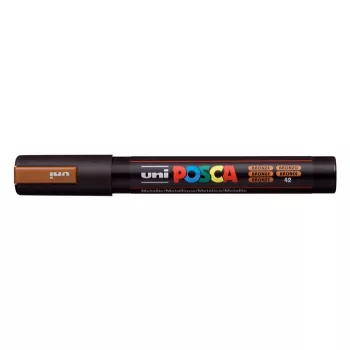 Dekormarker, 1,8-2,5 mm, UNI "Posca PC-5M", bronz