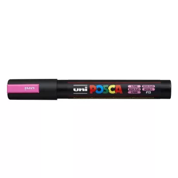   Dekormarker, 1,8-2,5 mm, UNI "Posca PC-5M", fluor rózsaszín