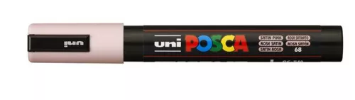 Dekormarker, 1,8-2,5 mm, UNI "Posca PC-5M", szatén rózsaszín