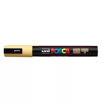  Dekormarker, 1,8-2,5 mm, UNI "Posca PC-5M", szalmasárga
