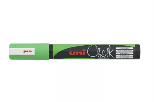 Krétamarker, 1,8-2,5 mm, UNI "PWE-5M", fluor zöld